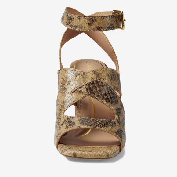 NWOB Women’s Cole Haan Reina City Sandal in ‘Snake Printed Leather’ SZ 7 - Picture 2 of 7